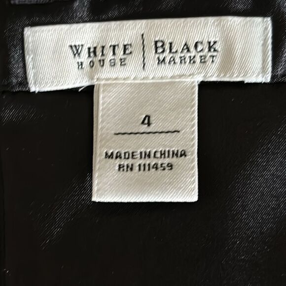 White House Black Market 100% Silk Halter Top, 4 - Picture 5 of 7